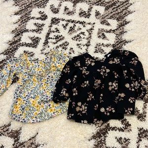 Bundle old navy floral blouses 3t